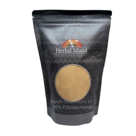 Reishi Mushroom Extract 10:1 Powder 1 LB or 16 OZ 35% Polysaccharides Ganoderma lucidum