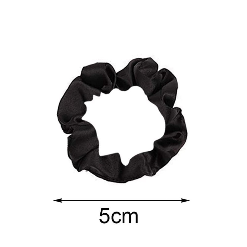 12Pcs Thin Floral Hair Ties, Soft Hair Scrunchies Elastic Hair