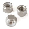 GuoYomm 80PCS #10-32 Nylon Insert Lock Nuts, Stainless Steel 304