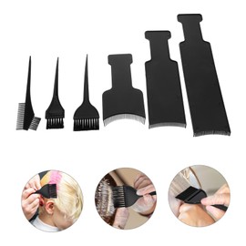 Baluue 6pcs Hair Tinting Tool Highlighting Boards and Brushes for Professional Hair Salon and Home Use for and Artistic Styles