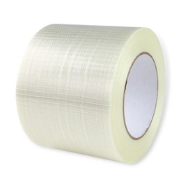 FindTape Bi-directional Filament Strapping [150# Tensile Strength] (HEXY-BD): 1 in. x 60 yds. (Translucent)