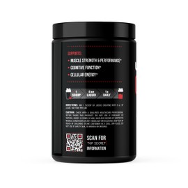Jocko Fuel Creatine Monohydrate Powder - Creatine for Men & Women, Supplement for Athletic Performance & Muscle Health, 90 Servings 16 oz (Unflavored) (16 OZ JAR)
