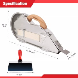 Goldblatt Banjo-Dry Tape Sets Drywall Taping Tools w/10" Blue Steel Taping Knife