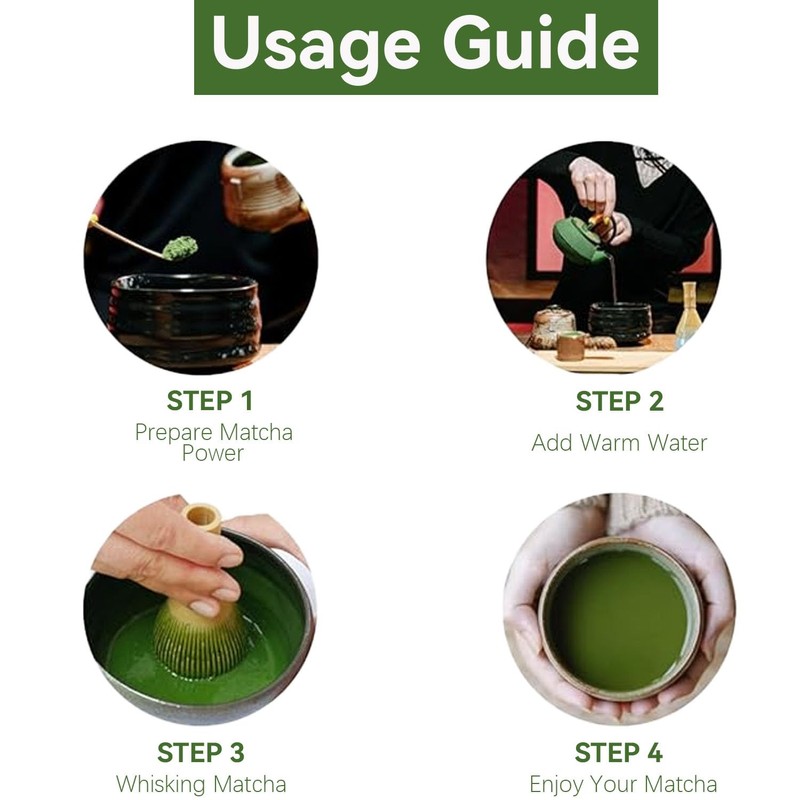 MURANEST Matcha Whisk - PP Resin Chasen for Matcha Tea,