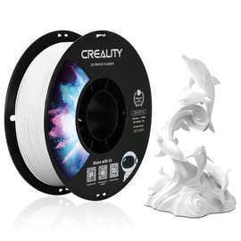 Creality PETG Filament 1.75mm White, 3D Printer Filament No-Tangling, Strong Bonding and Overhang Performance Dimensional Accuracy +/-0.02mm, 2.2lbs/Spool