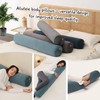 Ailuteie Bolster Pillow for Bed – Long Round Body Pillow