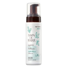 Bain de Terre Rise N' Shine Volumizing Foam, Lightweight Medium Hold & Volume with Argan & Monoi Oils, Paraben-Free, Color-Safe, Vegan, 6.7 Fl Oz