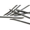 WOODRIVER Large Riffler Rasp Set - Coarse - 8-Piece