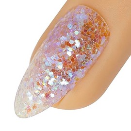 Young Nails Art Glitters - Premium Loose Nail Glitter Powder for Acrylic Nails & Gel Nails, Nail Sequins, Nail Sparkles, Nail Art Powder, Fine & Chunky Glitter, Durable, One Thing, 1 oz