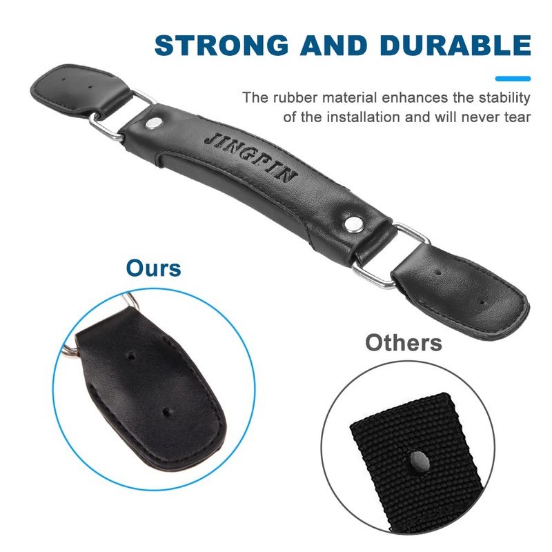 Mtsooning Luggage Handle Replacement Parts,150mm Leather Suitcase Grip Pull Carry