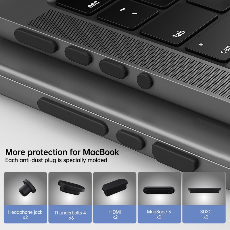 USB C Dust Plug, 14 Pack Dust Plug Covers for