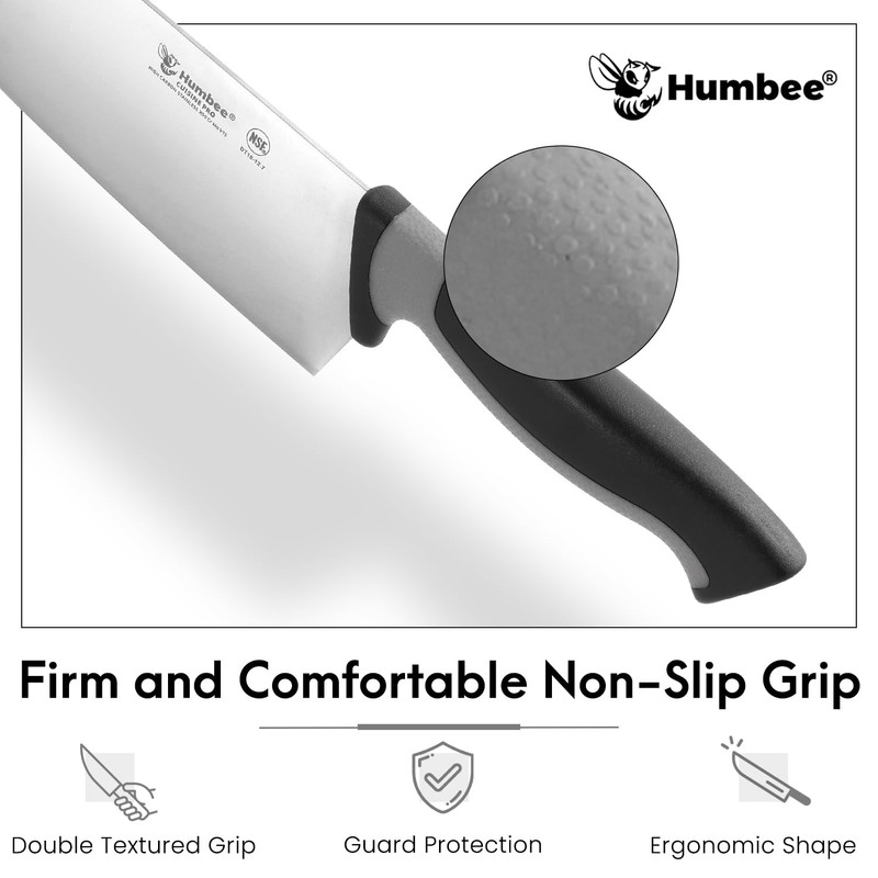 Humbee 12-Inch Chef Knife Razor-Sharp Blade Kitchen Knife with Comfortable