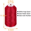 New brothread - Single Huge Spool 5000M Each Polyester Embroidery