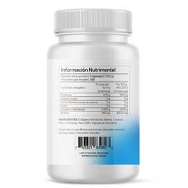 Biotina de 120 cápsulas con 300 microgramos de biotina pura BIO-C300 PRIMETECH