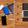 XuJJJJunB Cable Clips Black 20-Piece Set Wire Stopper Cord Clip