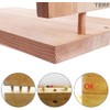 TERF® 200 Pcs Wooden Dowel Pins 6mm X 30mm Wood