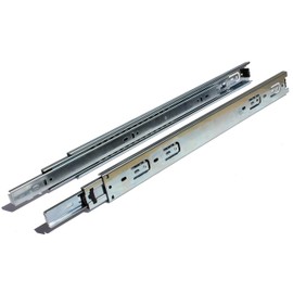 GlideRite Hardware 1670-Z - 16-inch 100 Lb. Full Extension Ball Bearing Drawer Slides with 1" Over-travel
