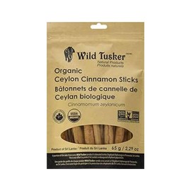 Wild Tusker Large Organic Ceylon Cinnamon - Sticks 65g