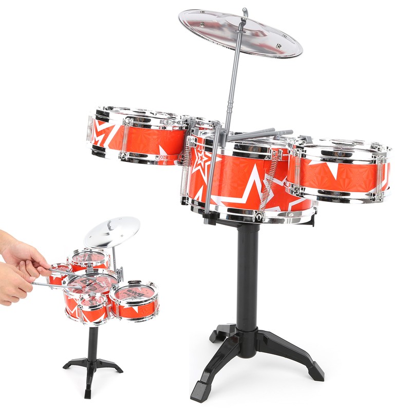 Kids Instrument Drum Set for Toddler Educational Percussion Simulation Instrument