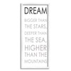 Stupell Industries Dream Bigger Than The Stars Motivational Kids Phrase,