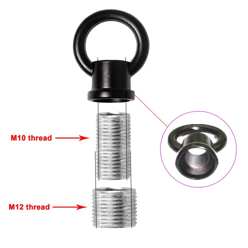 HALIGATE Hook Rings for Light Fixture M10/M12 Available Pack of