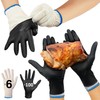 Raxwell BBQ Gloves - 6 Heat Resistant Cotton Liners +