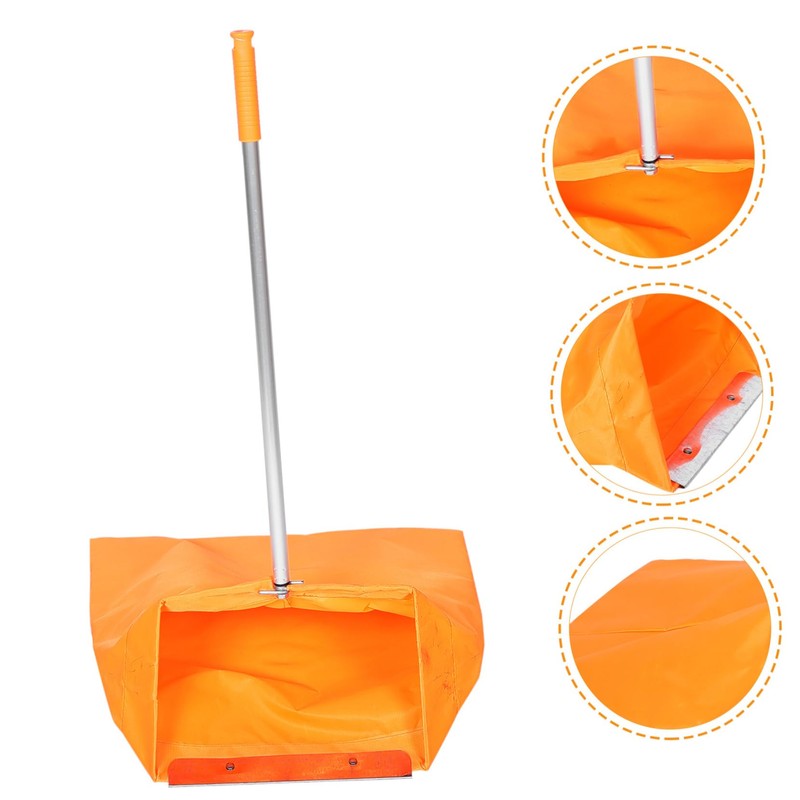 BUGUUYO Windproof Garbage Bag Grabber with Dustpan 33.07 Inch Trash