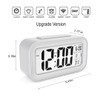 sin&mi - Alarm Clock Large LED Display Digital Alarm Clock