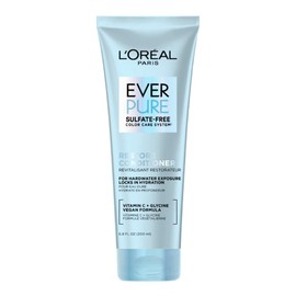 L'Oreal Paris, Ever Pure Acondicionador Clarify & Restore, Efecto Detox Purifica, Hidrata Y Reduce El Deslave Del Color, Sin Sulfatos, 200Ml