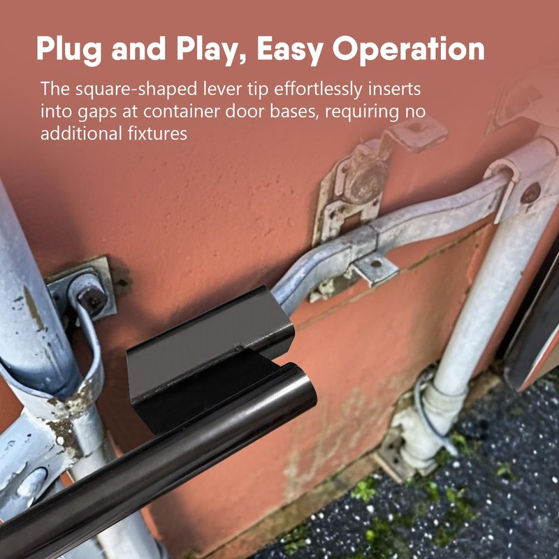 QZATTCAEN Heavy-Duty Container Door Leverage Tool Enhanced Persuader Bar with