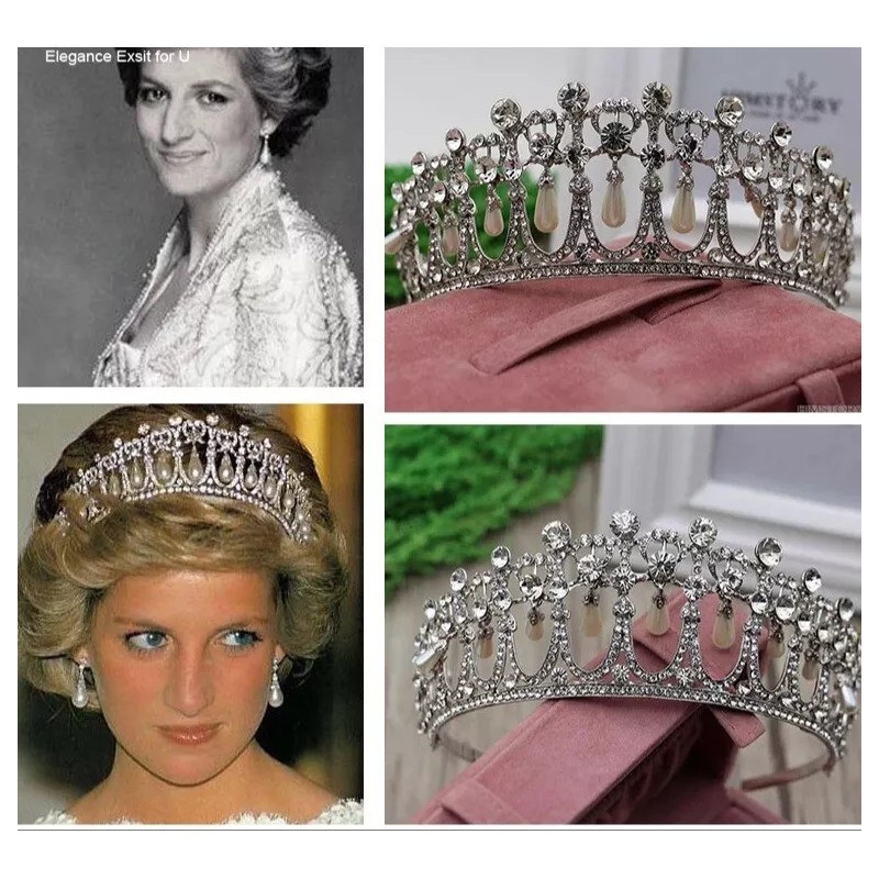 Unbranded Princess Diana Tiara Crown Cambridge Lovers Knot Replica Spencer