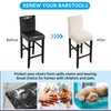 YISUN Waterproof Bar Stool Covers, Stretch Pub Stool Chair Cover