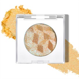 ecofavor Multichrome Metallic Eyeshadow - Duochrome Glitter High Impact Multi-colors Shift Eye Looks in Clear Metallic Yellow Green Blue Purple Silver Sparkling Intense Color Shifting, High Pigmented…