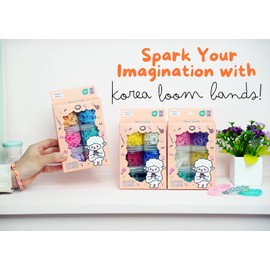 KOREA LOOM BAND Premium Crafting Bracelet DIY Kit Latex-Free (Original), LW-100