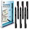 Nadex Counterfeit Pen, Easy Swipe - Gold for Real, Black