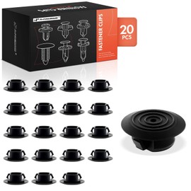 A-Premium 20 PCS Nylon Rocker Moulding Car Retainer Fastener Push Pin Clips Compatible with Toyota Corolla 03-08, Prius 04-09, Matrix 03-05, FJ Cruiser, Echo, Scion tC, xB, xA - Pontiac Vibe - (22mm)