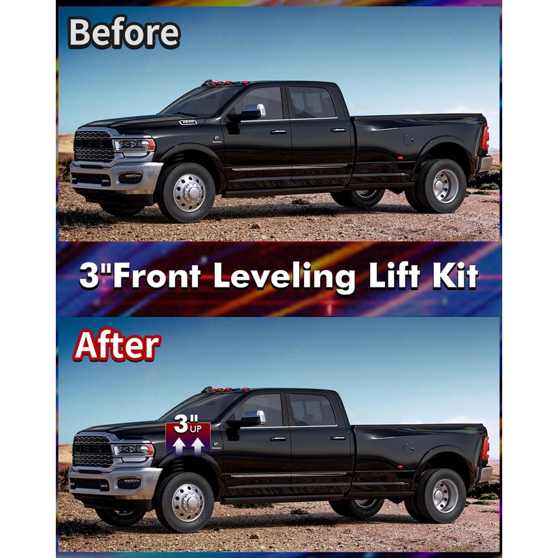 FLYCLE 3'' Front Leveling Kit for 2014-2023 Ram 2500 4WD,