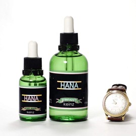 keinz Health-oriented PG Completely Additive-Free Vape Liquid, 1.0 fl oz (30 ml), Green Apple Menthol "Green Bottle, HANA/Flowers (Women's)", Food Additive Standards, 100% Purity, Glycerin Uses VG: PG = 100%: 0%, Made in Japan