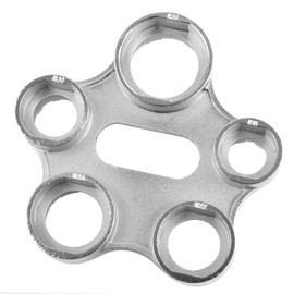 JONMON Faucet Aerator Removal Tool, Universal Metal Aerator Key Wrench with Housing M16 M18 M20 M22 M24 M28 for Bathroom or Kitchen Hidden Threaded Aerator, Cut Side/Round Aerator