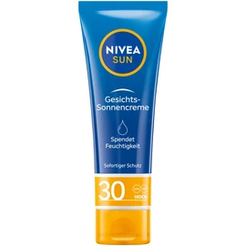 NIVEA NIVEA Sun Protection & Care Face Sun Cream with SPF 30 (50 ml), Instant Sun Protection for Face, Neck & Dcollet, Sun Cream with 24-Hour Moisturiser