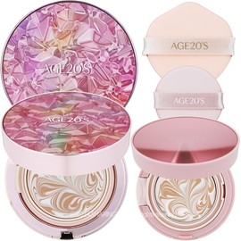 AGE20S Essence Pact Aura No. 21 Main Product 14g + Mini 7g / AGE20S 에이지투웨니스 에센스 팩트 아우라 21호 본품 14g + 미니 7g
