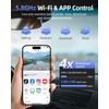 CIEVIE 4K Dash Cam Front and Rear Camera, 64GB SD