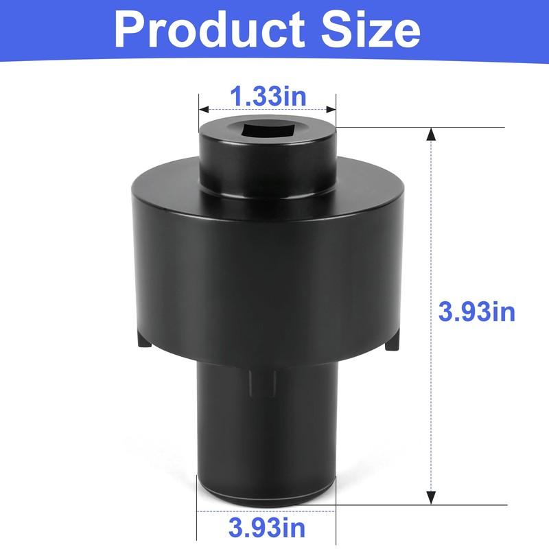 Outopakkle Rear Axle Hub Bearing Spindle Lock Nut Socket Wrench