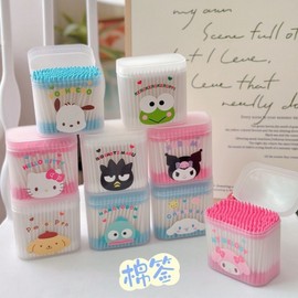 Portable Hygienic Spiral Cotton Swabs with Ear Spoon & Pointed Tip for Makeup, Household Use a11 Free Size/Kumi 40ea