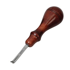 Weaver Leather Supply Leather Edger, Edge Beveler with Angled Tip for Refined Finish, Beveling Tools for Belts, Straps, and DIY Projects, 3/64”