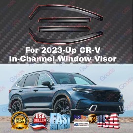 For Honda CRV CR-V 2023-Up In-Channel Vent Window Visors Rain Guard Deflectors