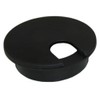 MyCableMart 2 3/8"" Cut-Hole Size Black Round Wire Management Grommet