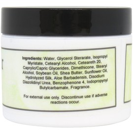 Lemon Sugar Satin and Silk Cream, Body Cream, Body Lotion, 4 oz
