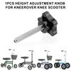 YIBEICO Replacement Adjustment Knobs for Knee Walker Replacement Parts for