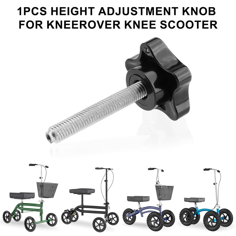 YIBEICO Replacement Adjustment Knobs for Knee Walker Replacement Parts for